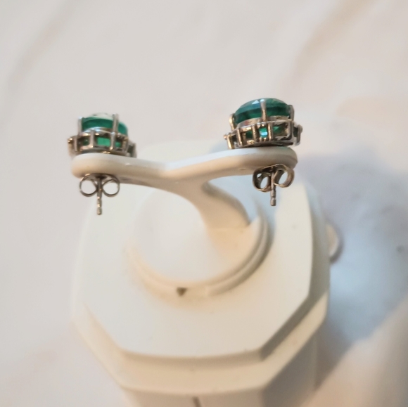 Peacock quartz earrings - Picture 14 of 14